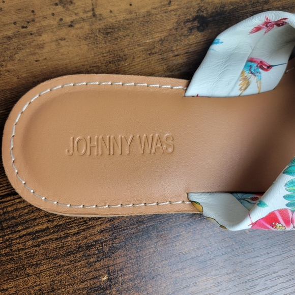 Johnny Was Andra Slide Sandals Sz8 - Picture 2 of 6